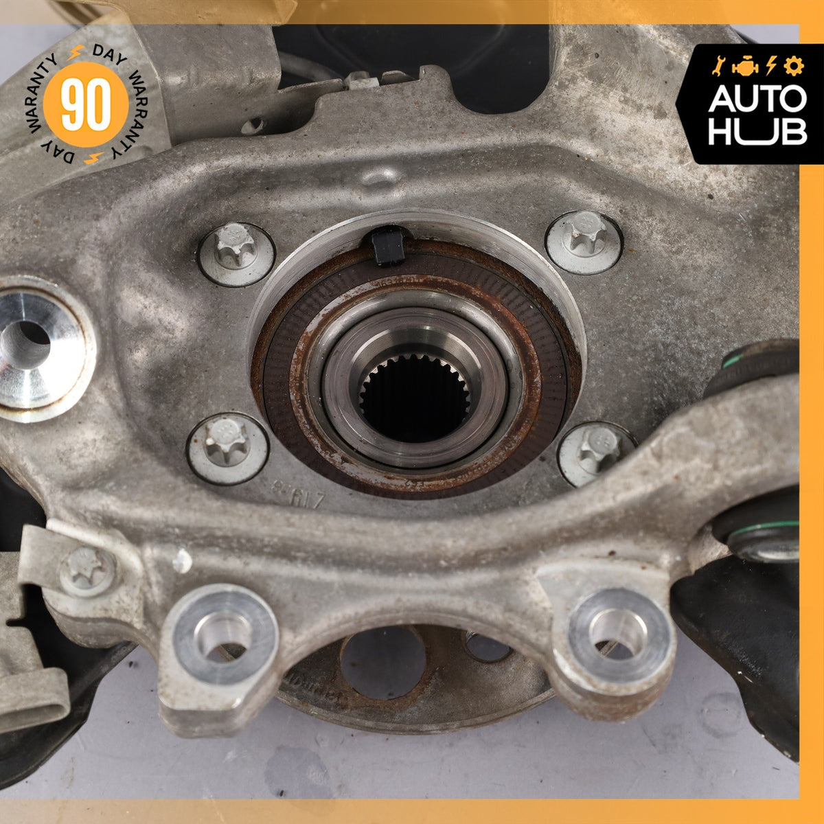 15-20 Mercedes W205 C300 C350e Rear Left Side Spindle Knuckle Hub OEM - photo 12