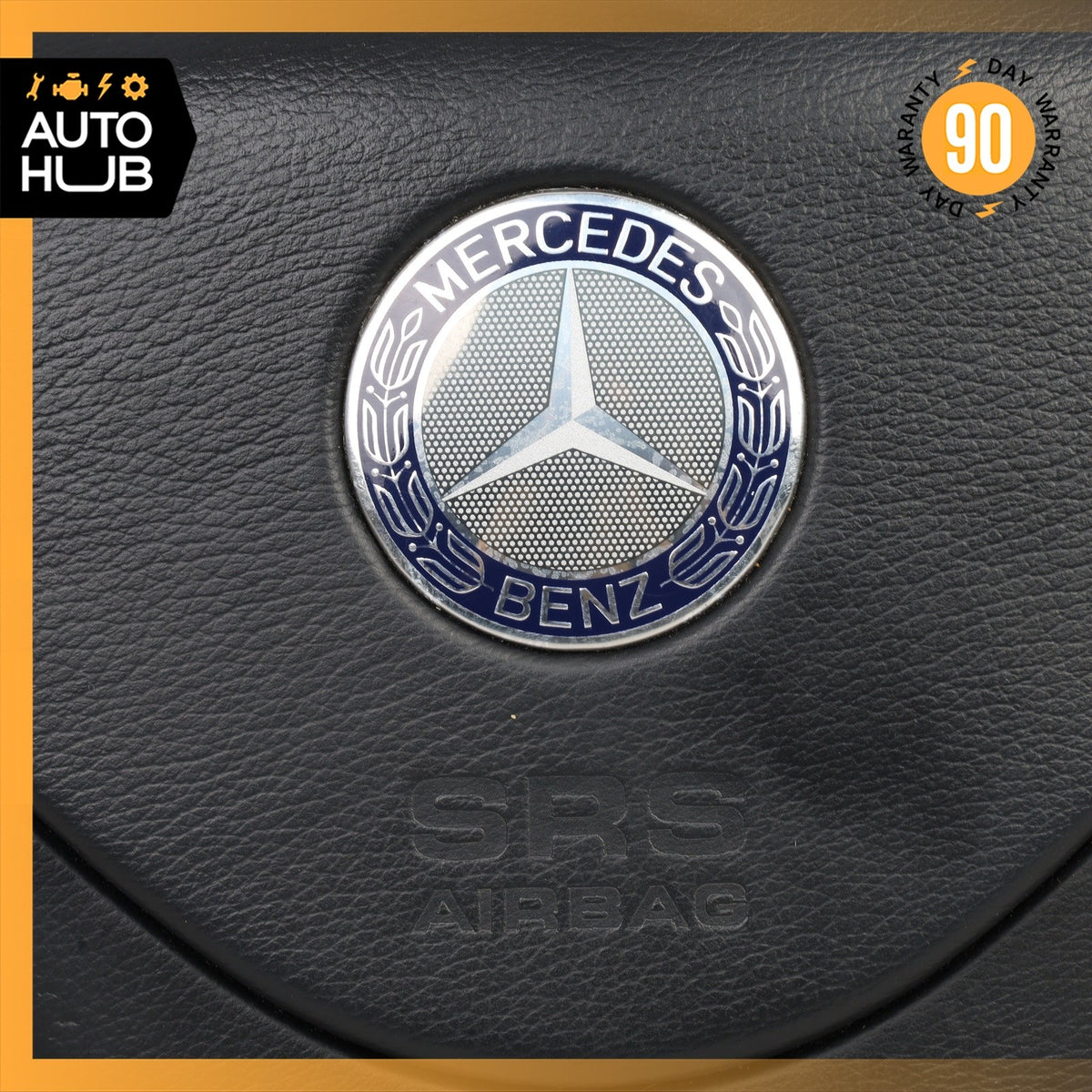 01-04 Mercedes R170 SLK320 SL500 Driver Steering Wheel Air Bag Airbag Black OEM - photo 3