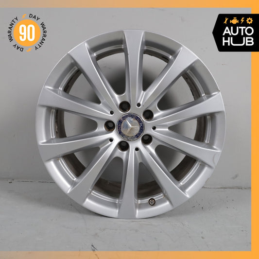 Mercedes W221 S400 S550 CL550 8.5 x 18 18" Wheel Rim Silver 2214015402 OEM - photo 1