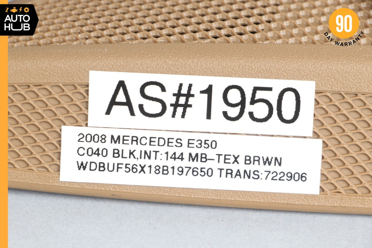 07-09 Mercedes W211 E350 E320 Tweeter Speaker Cover Left Driver Side Brown OEM - photo 12