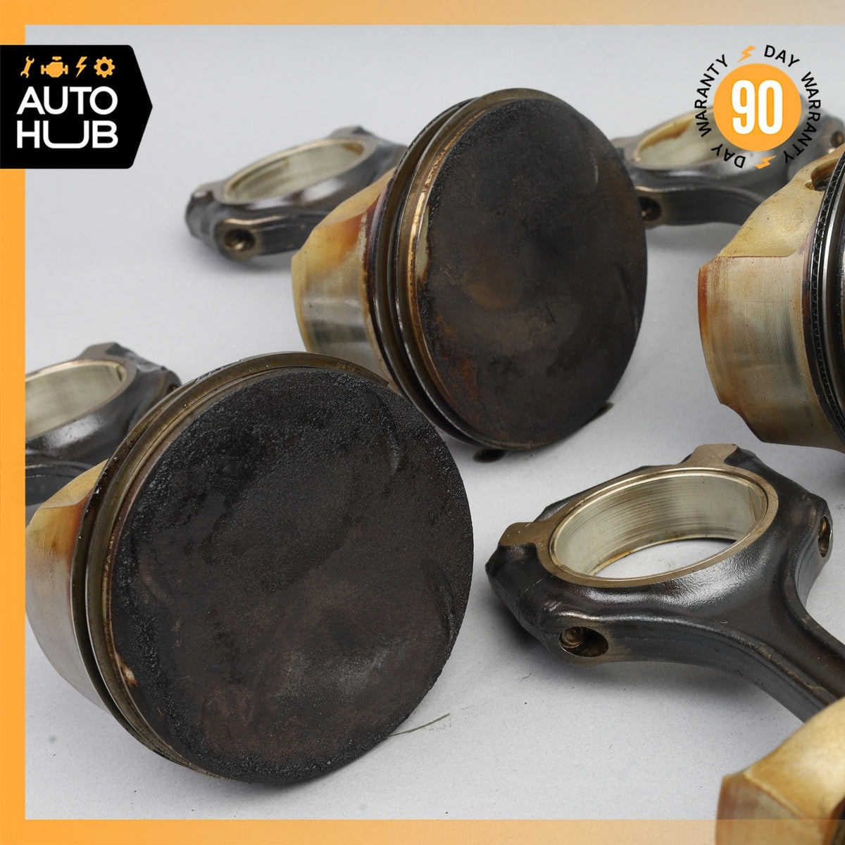 07-15 Mercedes W463 G550 E550 S550 M273 Engine Connecting Rod Piston Set OEM - photo 8