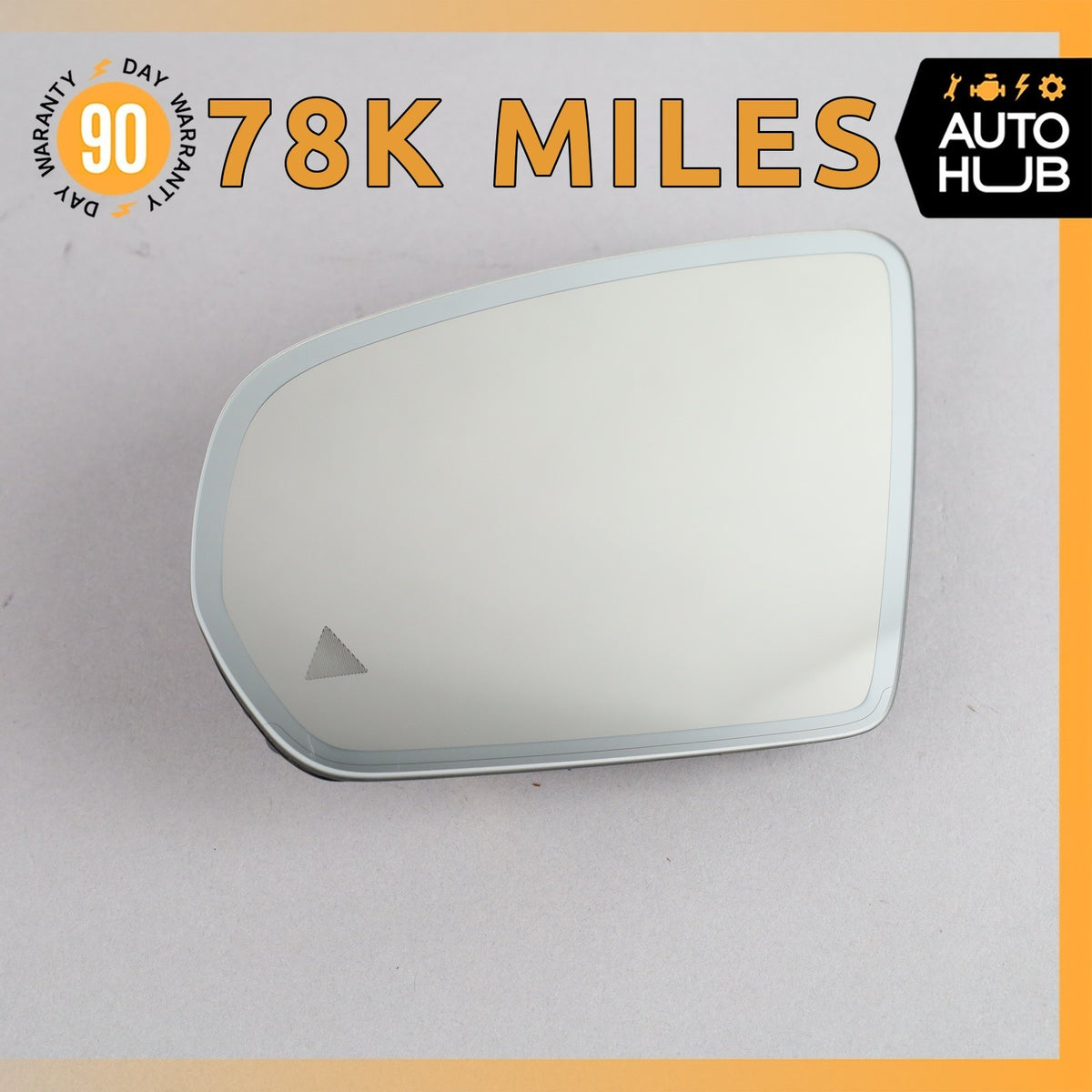 Mercedes X253 GLC300 Left Side Rear View Door Mirror Glass w/ Blind Spot OEM - photo 1