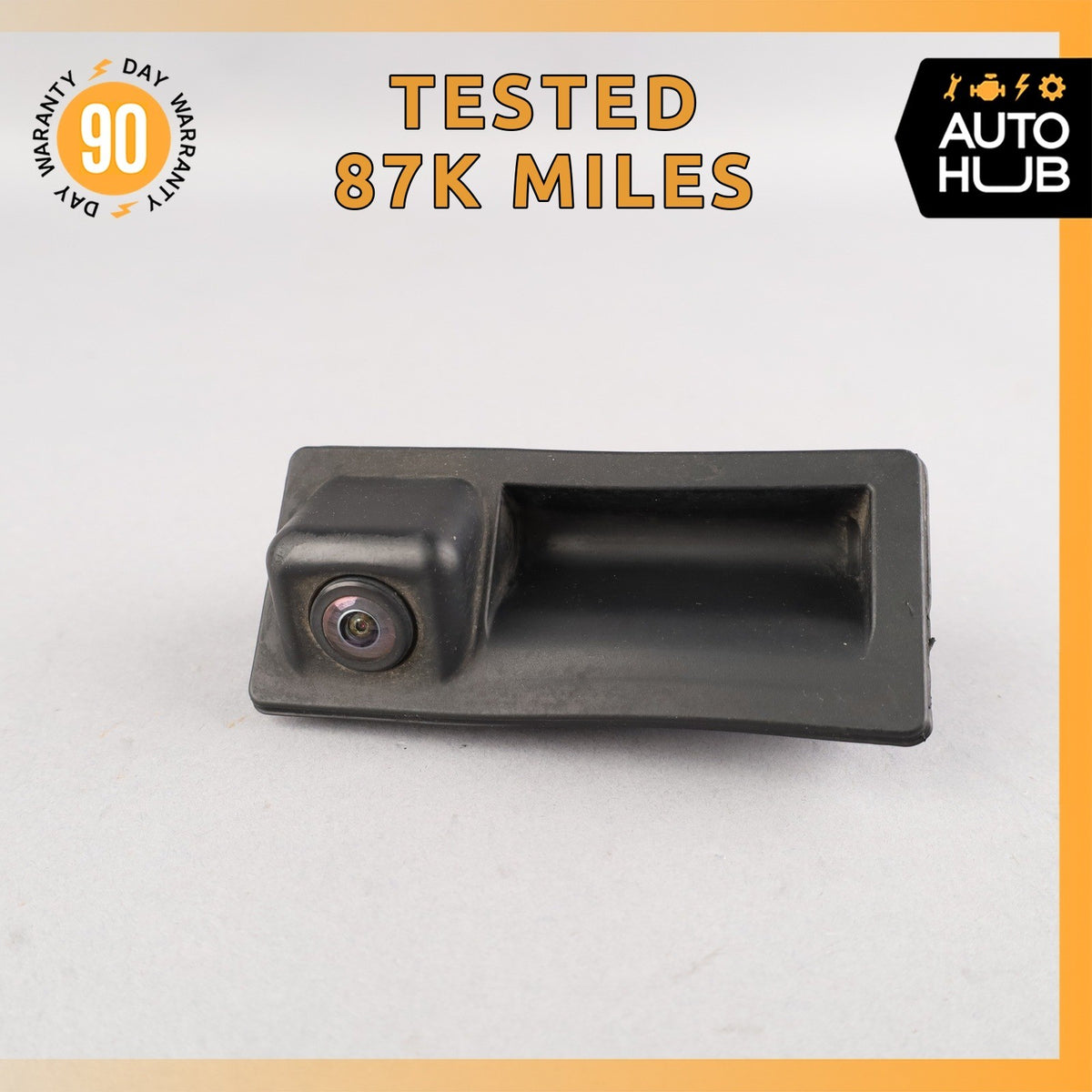 15-19 Audi 4M Q7 / Cayenne 958 Trunk Tailgate Release Open Handle w/ Camera OEM - photo 1