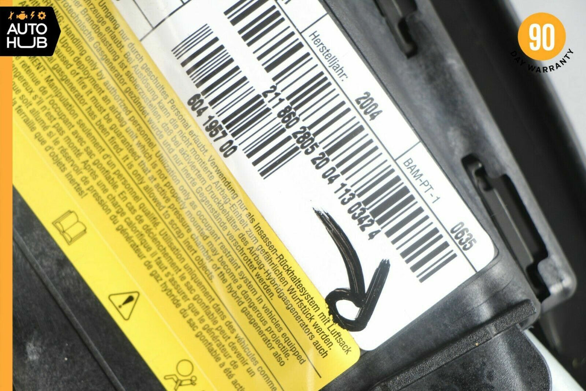 03-06 Mercedes W211 E55 AMG E350 Front Right Passenger Side Seat Airbag OEM - photo 6