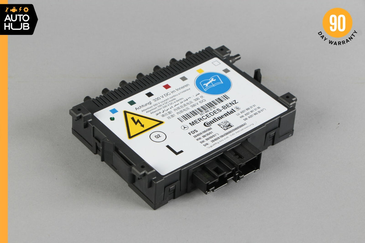 10-13 Mercedes W221 S400 S550 Front Left Seat Dynamic Lumbar Control Module OEM - photo 1
