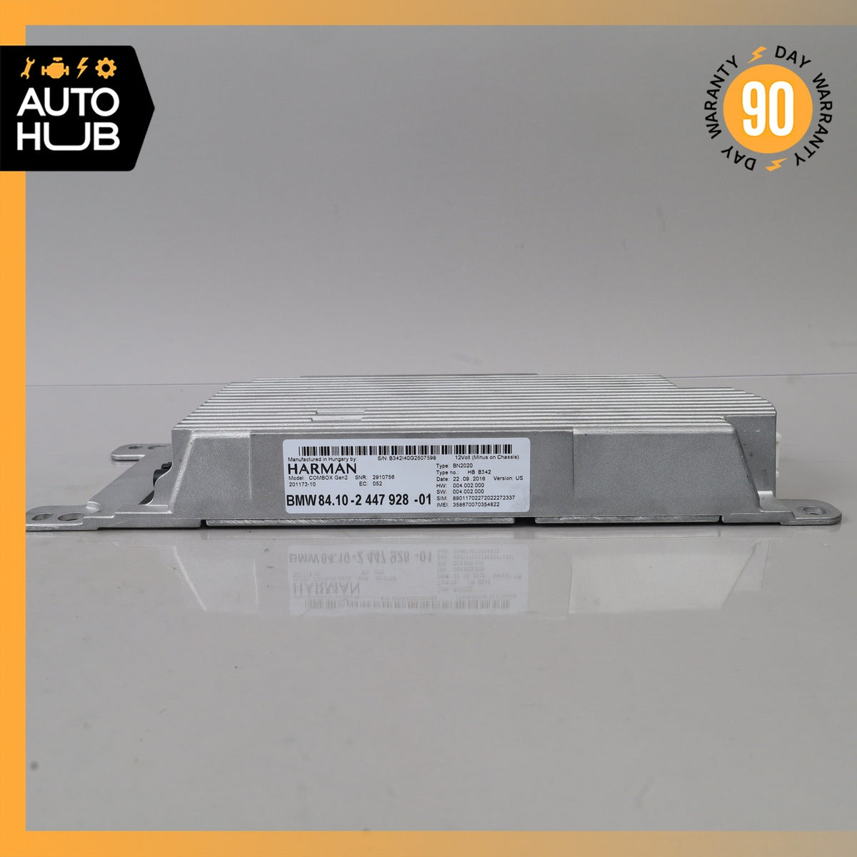 11-16 BMW F10 550i 528i 535i Bluetooth Communication Control Module Unit OEM - photo 4