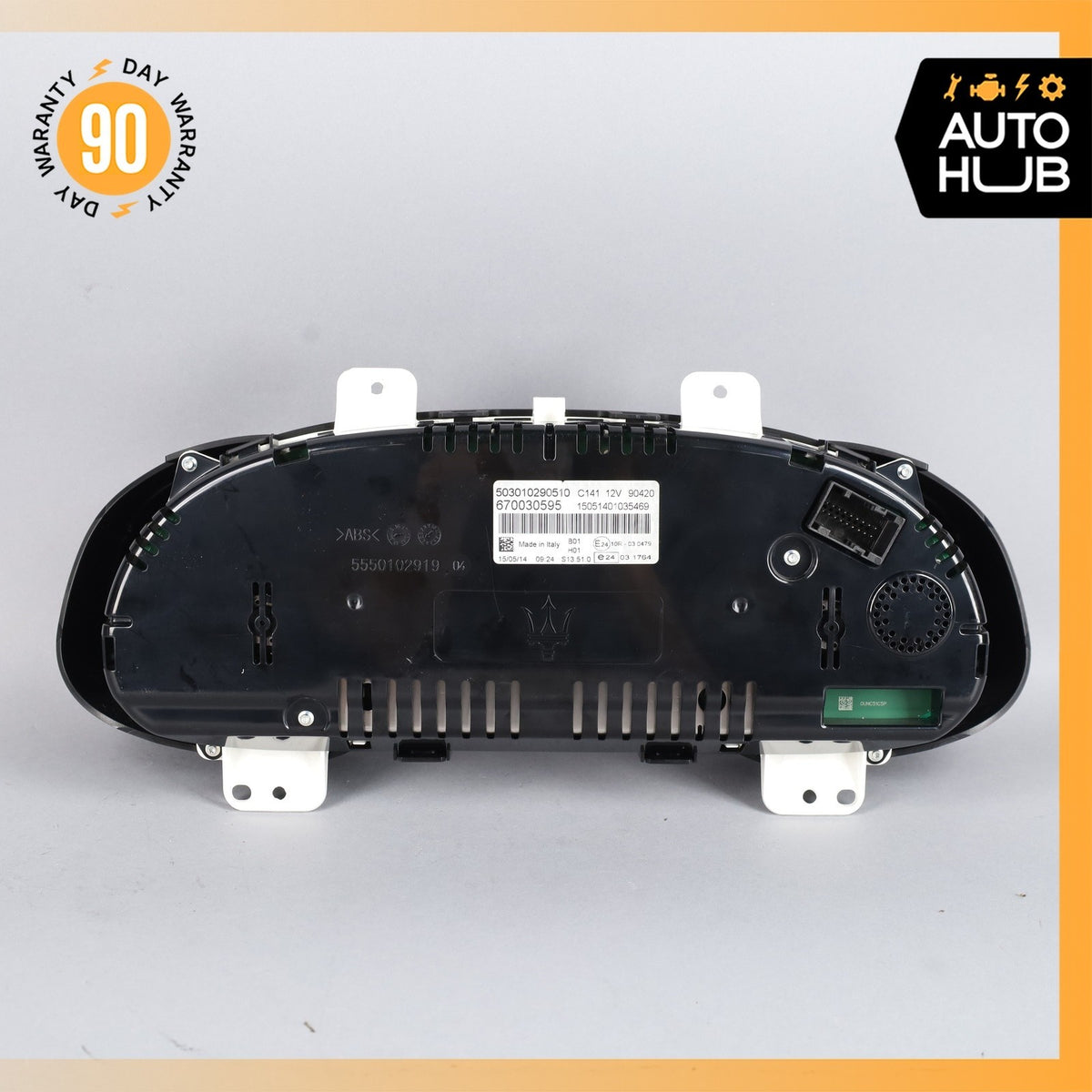 Maserati Quattroporte SQ4 M156 3.0L Instrument Cluster Speedometer OEM 128k - photo 9
