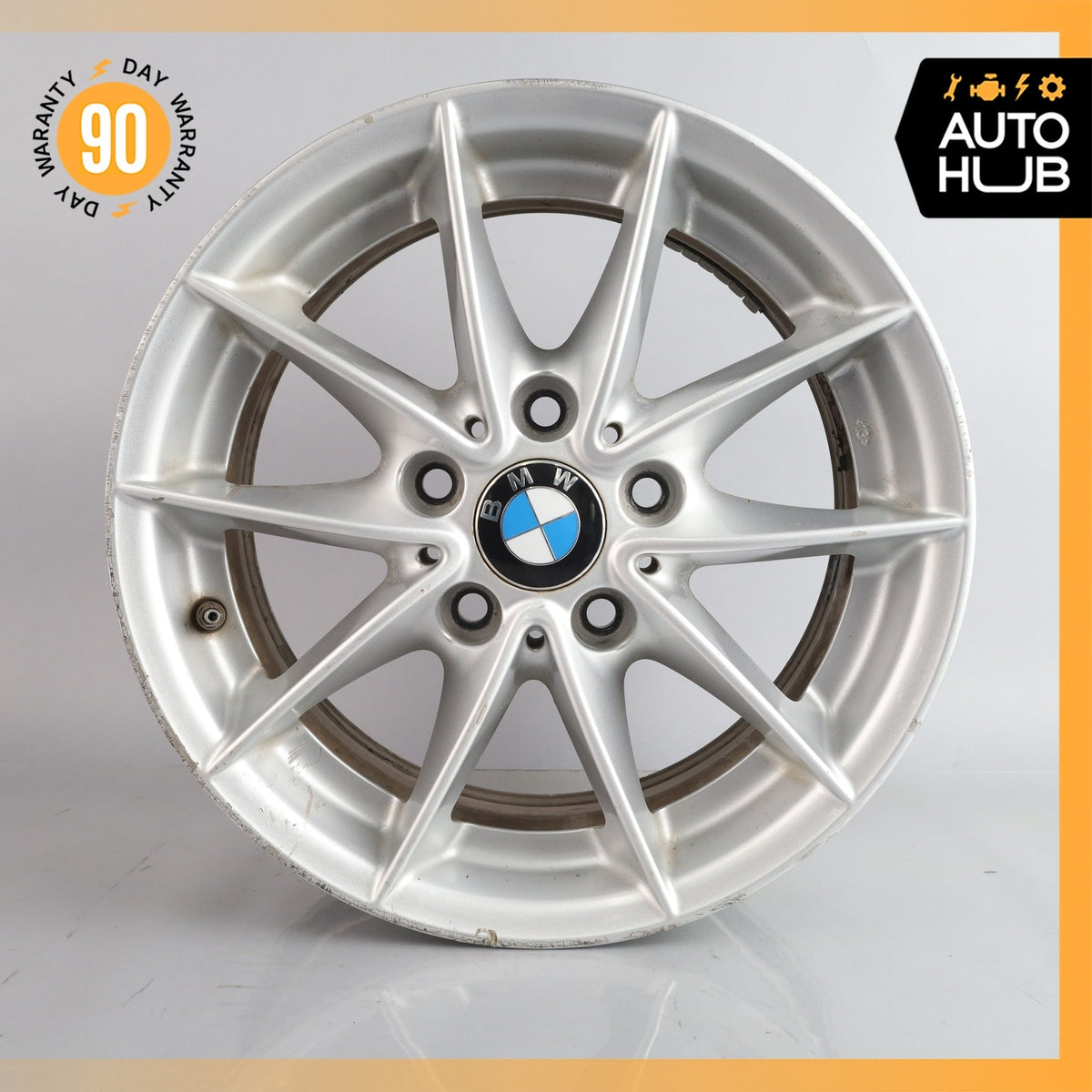 BMW E88 128i 135i 7 x 16 16" Style 360 Wheel Rim Silver 36116795207 OEM - photo 1
