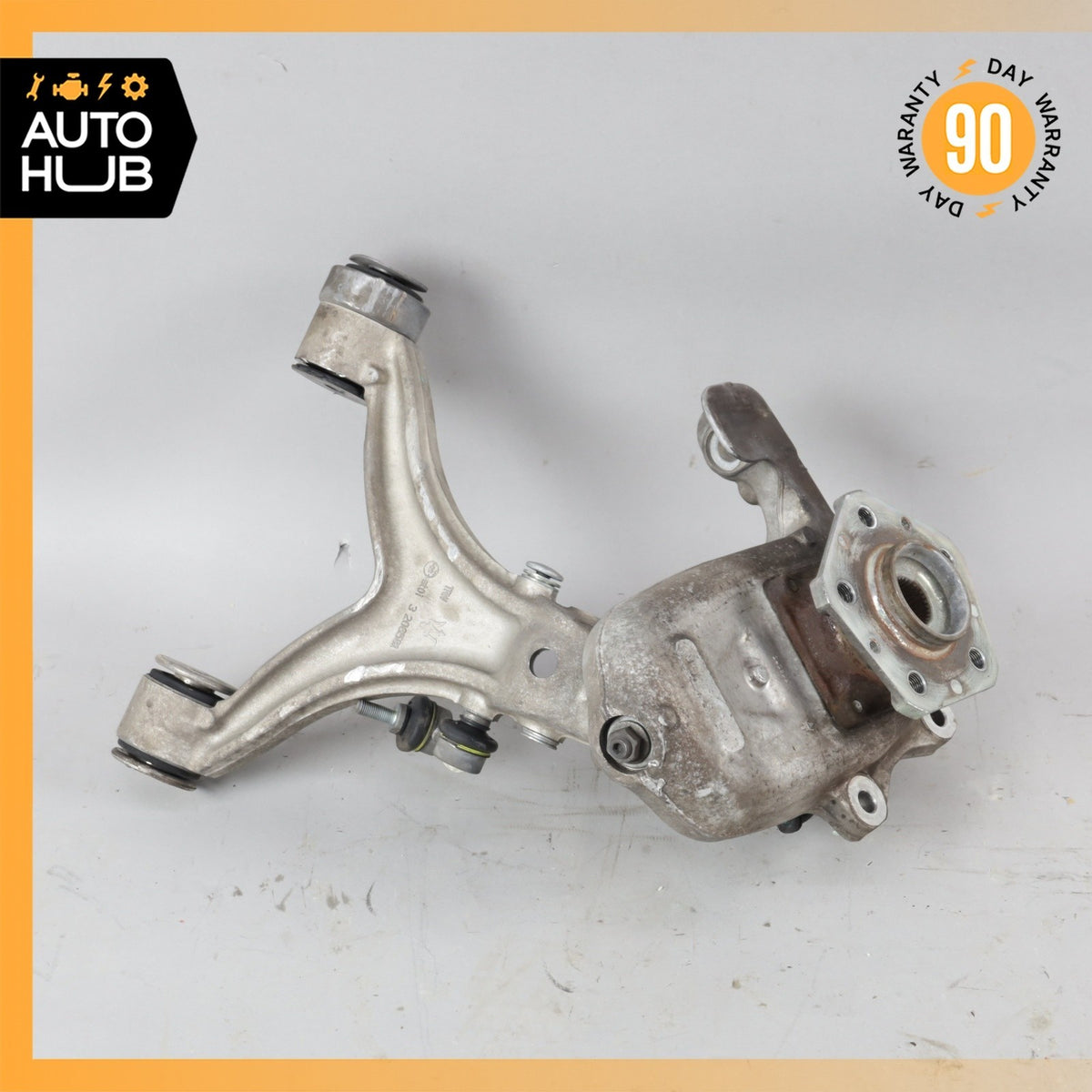03-10 Maserati GranTurismo M145 Front Left Spindle Knuckle Hub w/ Arm OEM 66k - photo 9