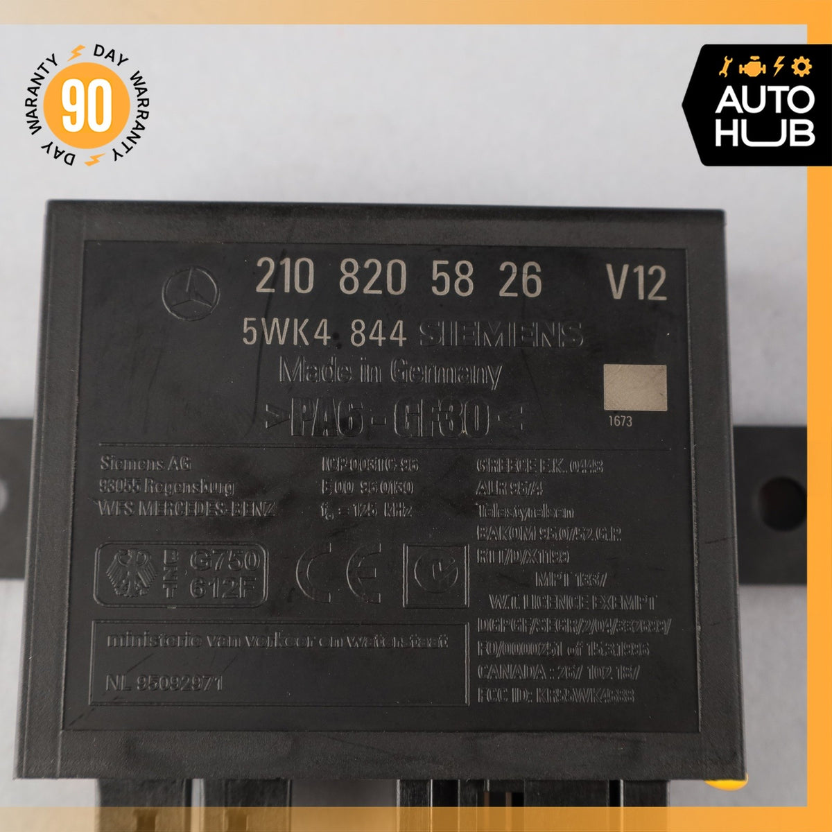 96-99 Mercedes W140 CL600 S500 Coupe Door Control Module OEM 63k - photo 9
