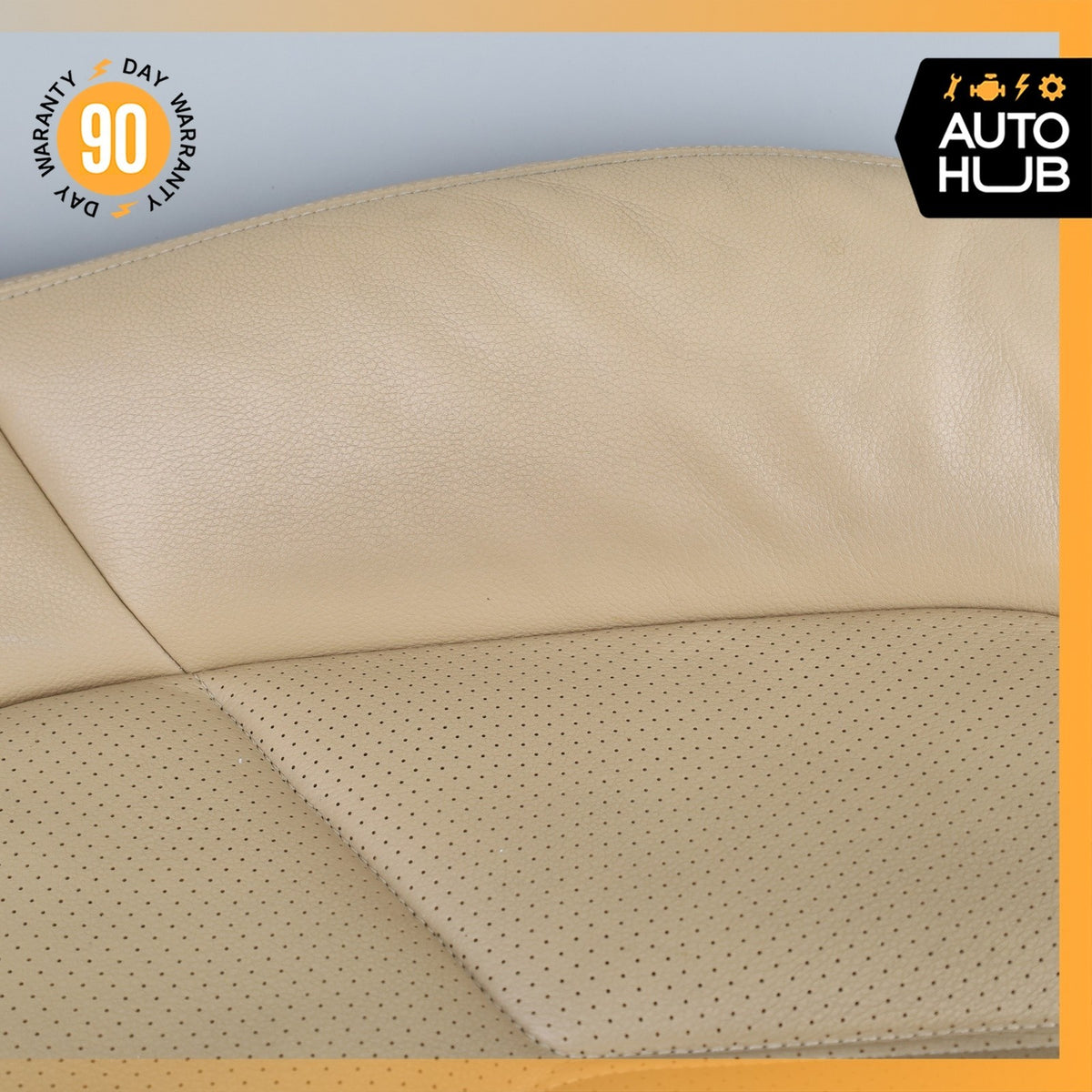 11-18 Porsche Cayenne 958 Front Right Side Seat Upper Cushion Beige OEM - photo 9