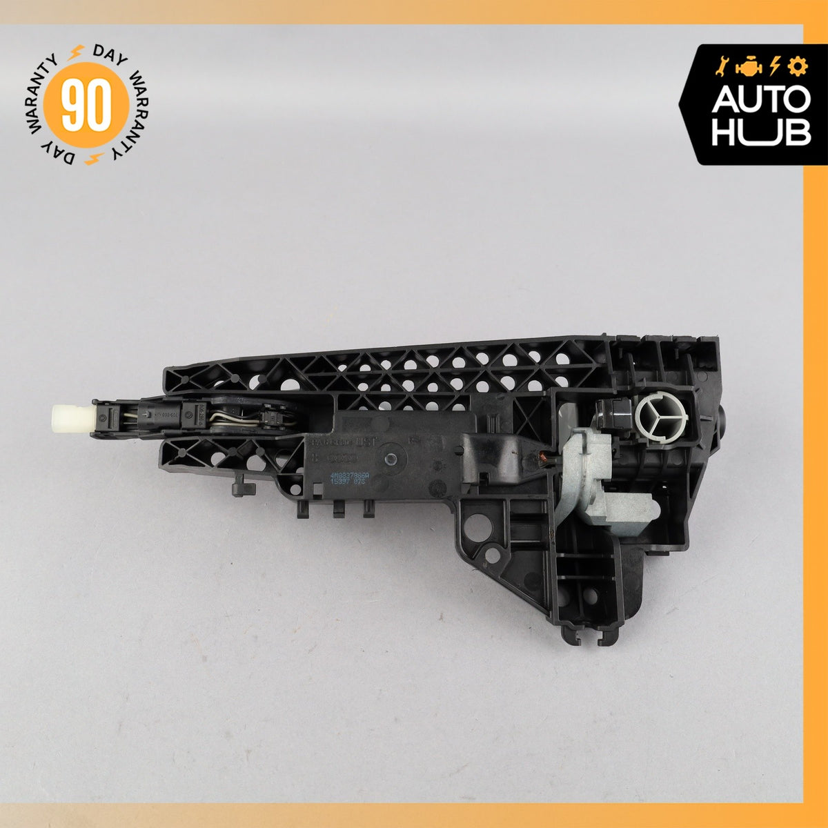 17-19 Audi 4M Q7 Right Passenger Side Exterior Door Handle White OEM 87k - photo 7