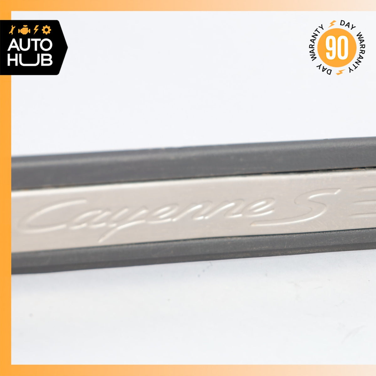 11-18 Porsche Cayenne 958 Hybrid S Front Right Passenger Side Sill Plate OEM - photo 5