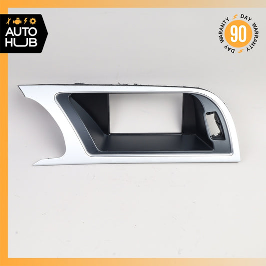 Audi B8 S5 Front Dashboard Center Display Screen Cover Trim Bezel 8T1857186H OEM - photo 1