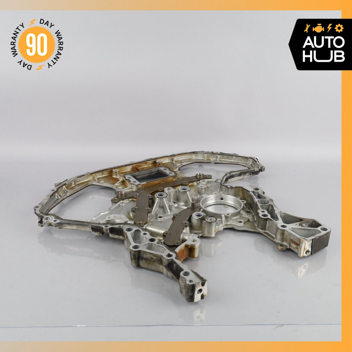 08-13 Infinity G37 VQ37VHR Rear Engine Chain Timing Cover OEM 77k - photo 12