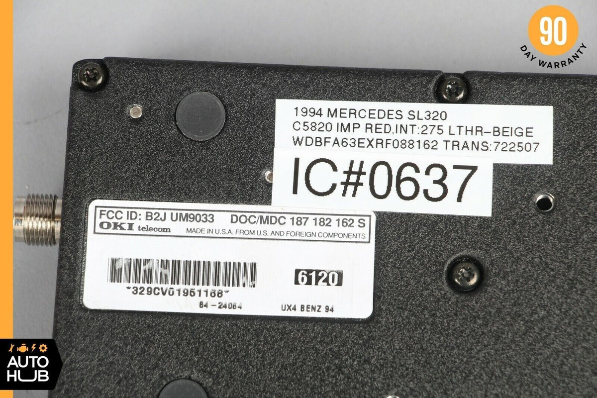 90-02 Mercedes R129 SL320 SL600 Communication Phone Control Module 187182162 OEM - photo 9