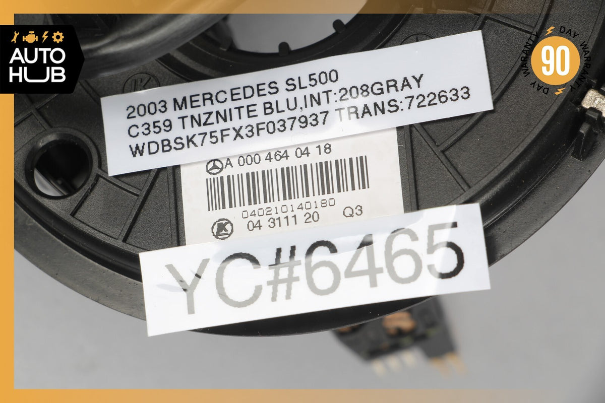 Mercedes R230 SL500 SL55 AMG Steering Column Clock Spring OEM - photo 9