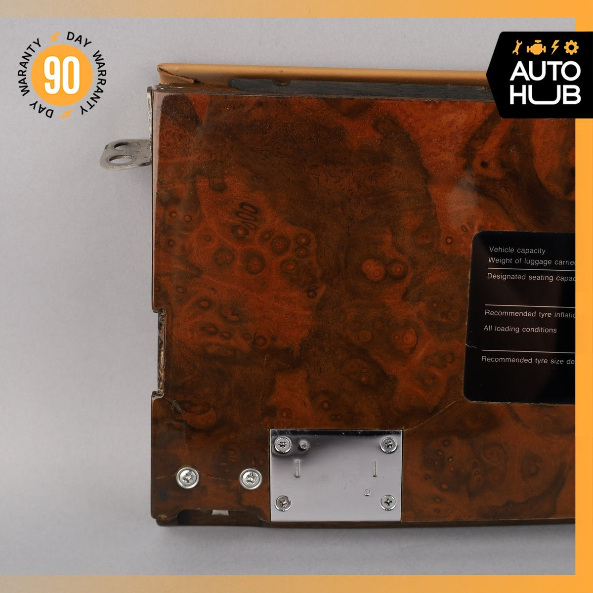 81-89 Rolls Royce Silver Spur Dashboard Dash Glove Box Cover Wood OEM 40k - photo 10