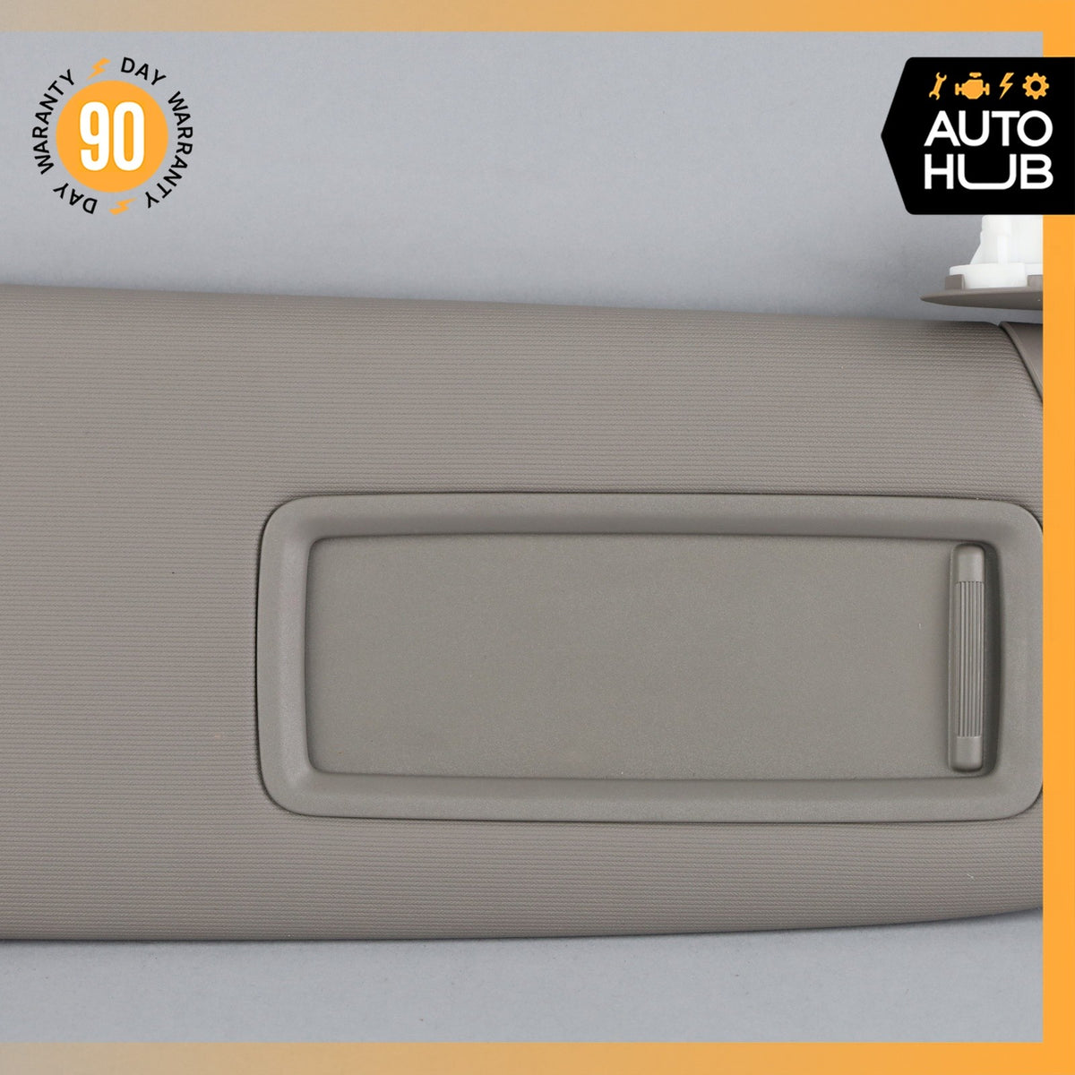 10-16 Porsche Panamera 970 Right Passenger Side Sun Visor Sunvisor Gray OEM - photo 8