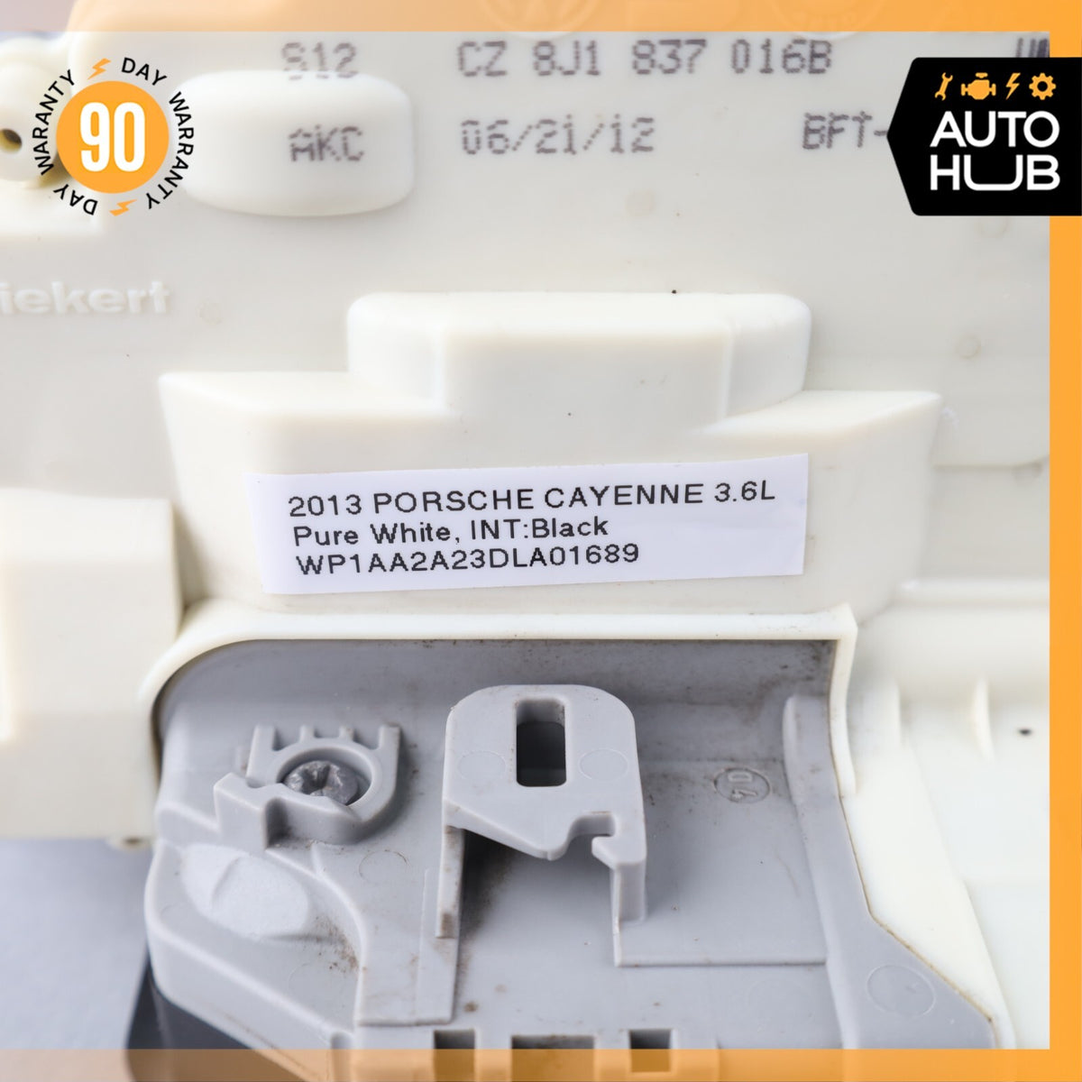 11-18 Porsche Cayenne 958 Front Right Side Door Lock Latch Actuator OEM - photo 10