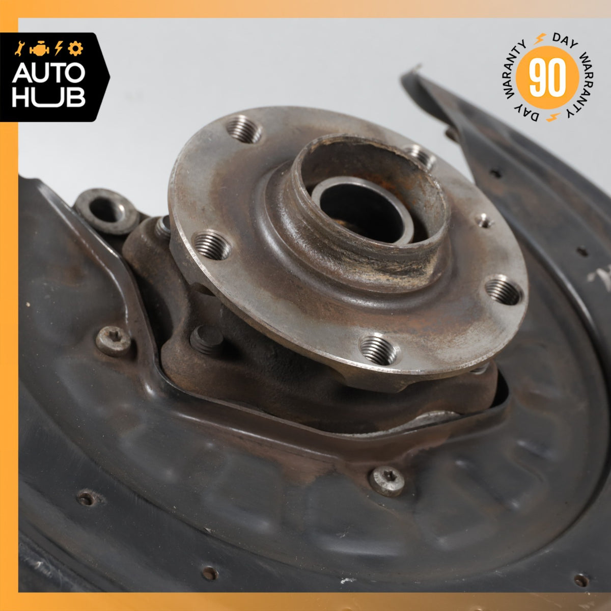 03-13 Bentley Continental GT Rear Left Driver Side Spindle Knuckle Hub OEM 61k - photo 6