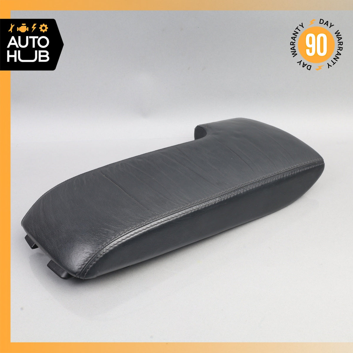 00-02 Mercedes W220 S600 S430 Center Console Armrest Arm Rest Black OEM - photo 2