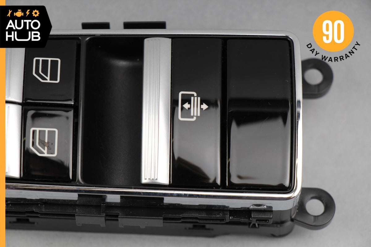 10-13 Mercedes W221 S550 S400 S63 Rear Window Glass & Shade Regulator Switch OEM - photo 3