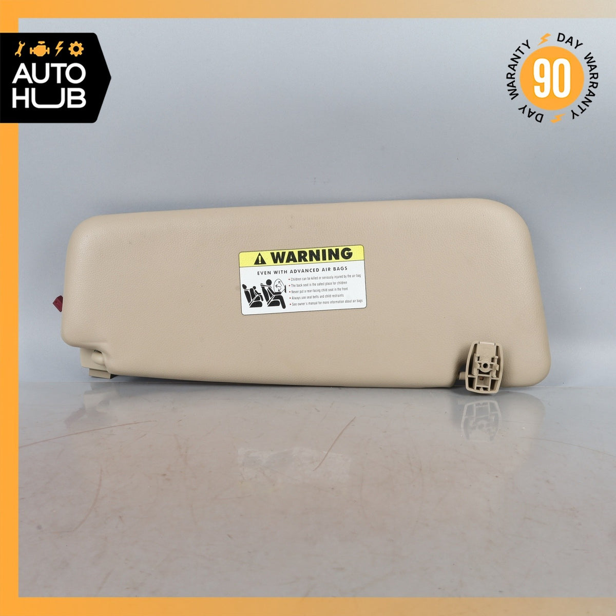 04-10 BMW E60 528i 535i Left Driver Side Sunvisor Sun Visor OEM 78k - photo 10