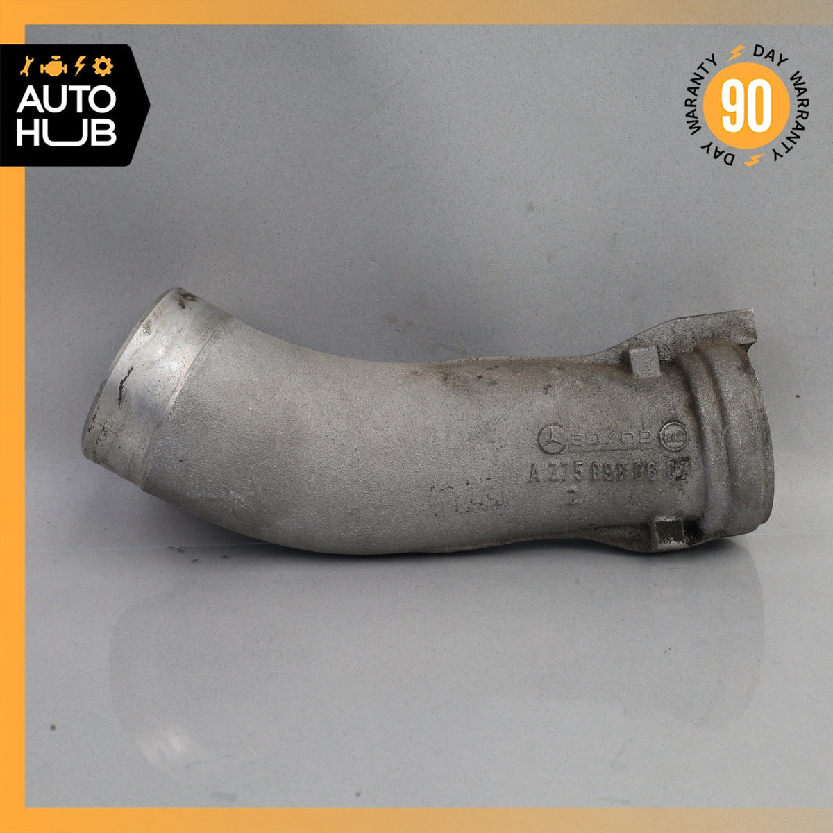 03-12 Mercedes W215 CL600 CL65 AMG Turbocharger Hose Pipe Right 2750980607 OEM - photo 2