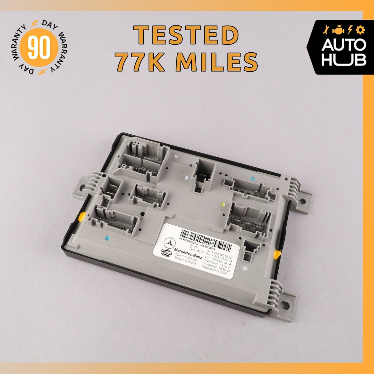 Mercedes W213 E43 AMG E300 Rear SAM Control Module Unit a139006909 OEM - photo 1