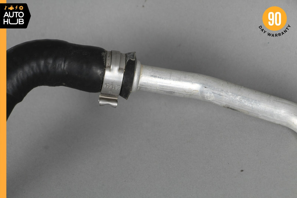 Mercedes W212 E400 C43 AMG Left Side Turbocharger Coolant Feed Hose Pipe OEM - photo 5