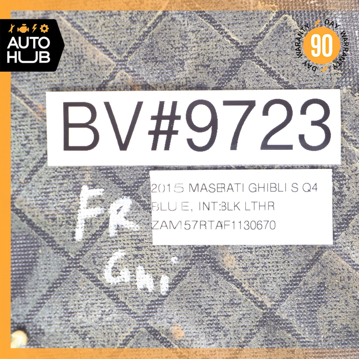 14-17 Maserati Ghibli M157 Front Right Side Lower Bottom Seat Cushion OEM 75k - photo 18