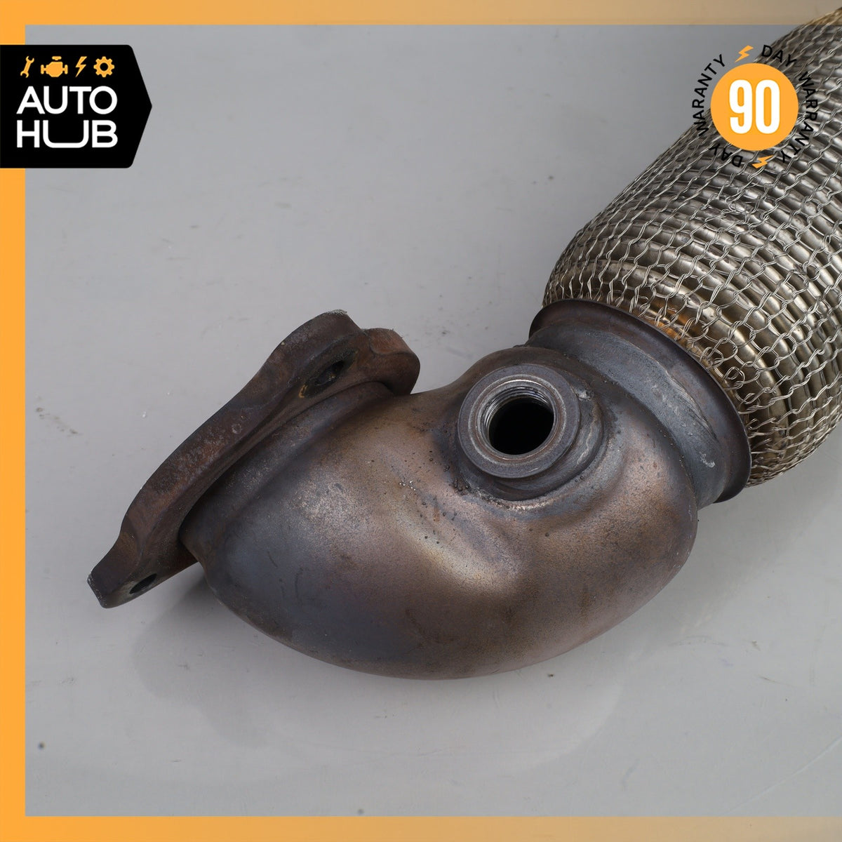 12-19 Mercedes W166 ML350 GLE350d BlueTec Engine Exhaust Downpipe OEM - photo 8