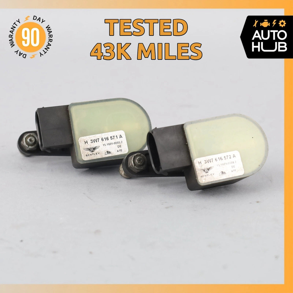 Bentley Continental GTC Rear Left & Right Side Suspension Level Hight Sensor OEM - photo 1