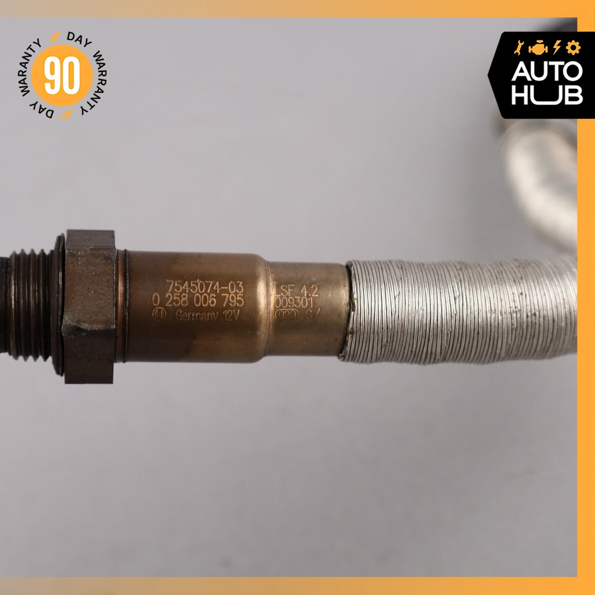 08-13 BMW E88 128i Engine Oxygen O2 Lambda Sensor Set OEM 89k - photo 13