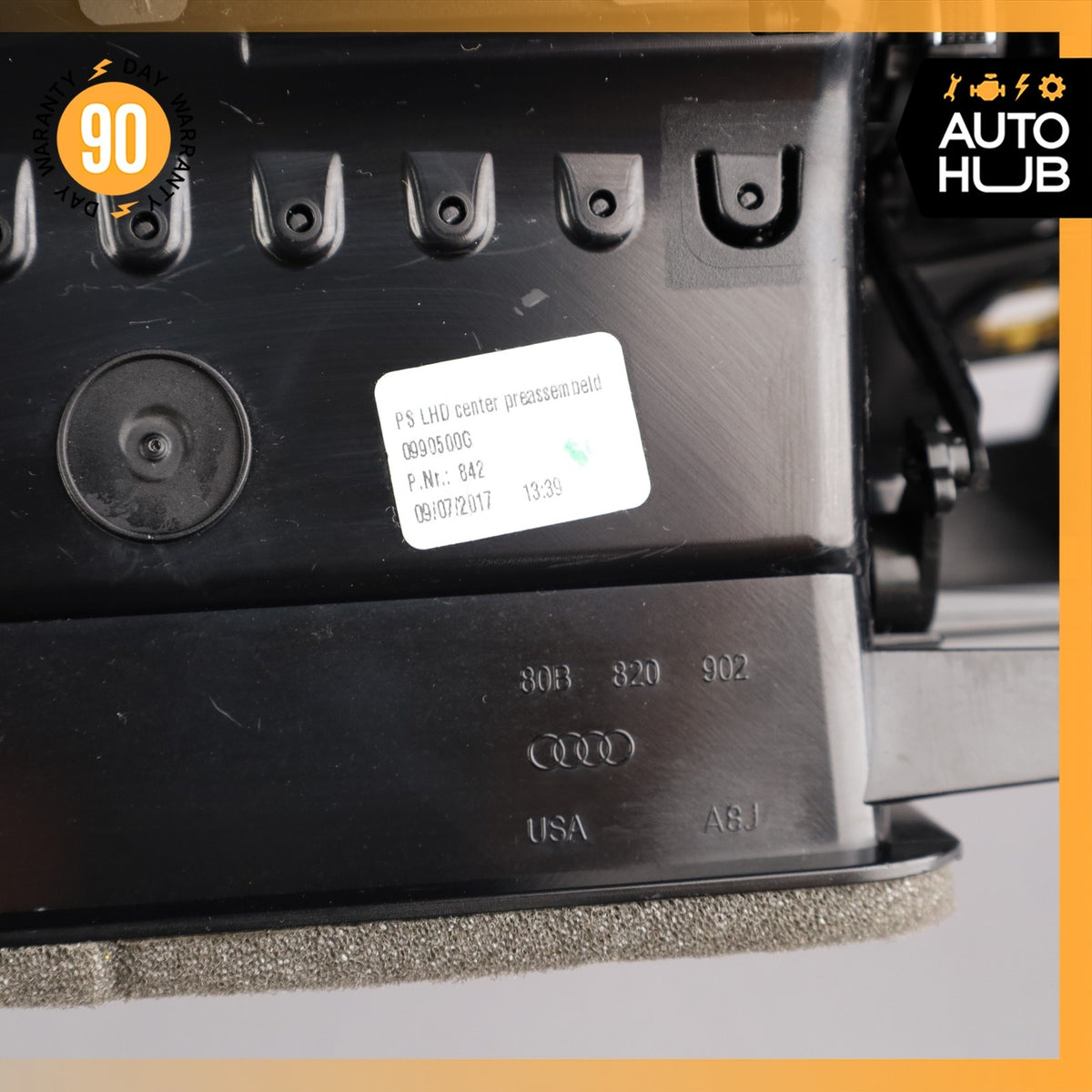 18-20 Audi FY Q5 Dashboard Center A/C AC Air Vent Panel 80B820902 OEM - photo 19