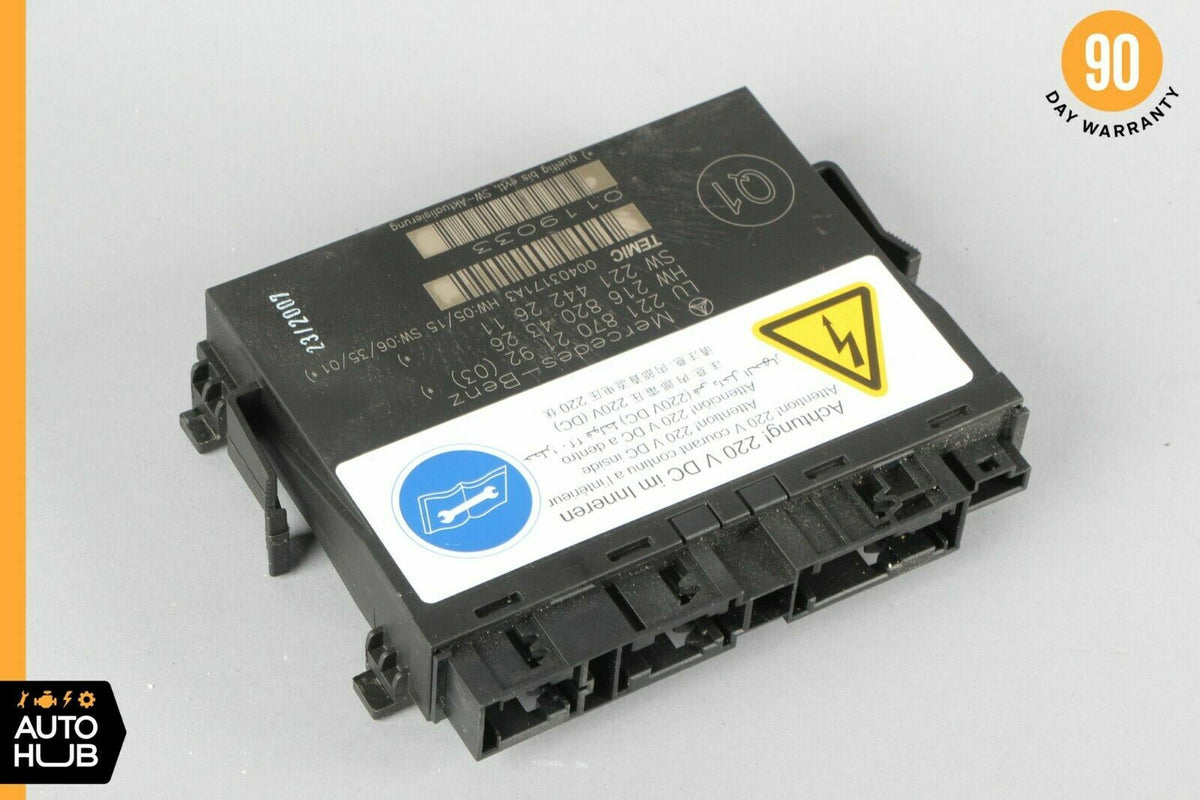 07-10 Mercedes W221 S550 S63 Front Left or Right Seat Contour Control Module OEM - photo 2