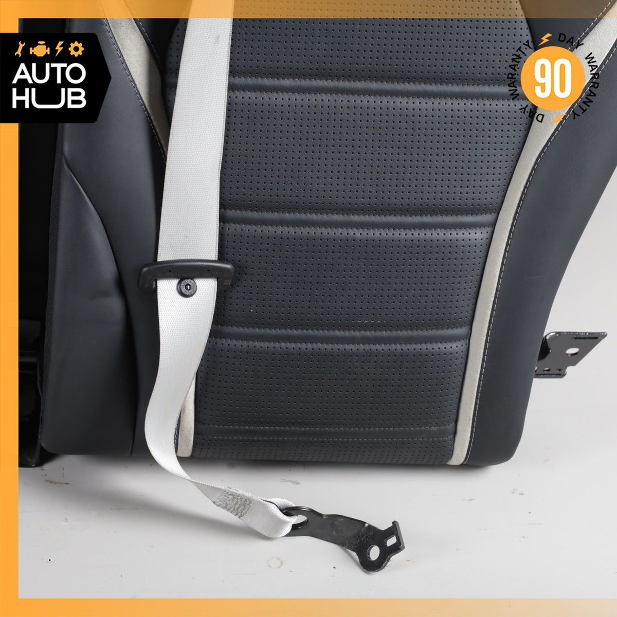 15-21 Mercedes W205 C63 AMG Sedan Rear Seat Cushion Upper Top Assembly Nappa OEM - photo 4
