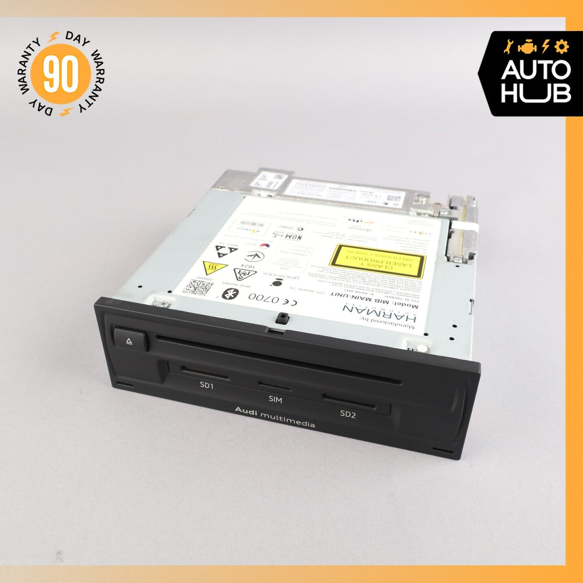 15-17 Audi 8V A3 E-Tron MIB AM FM Radio Navigation CD Head Unit 8V0035038B OEM - photo 2