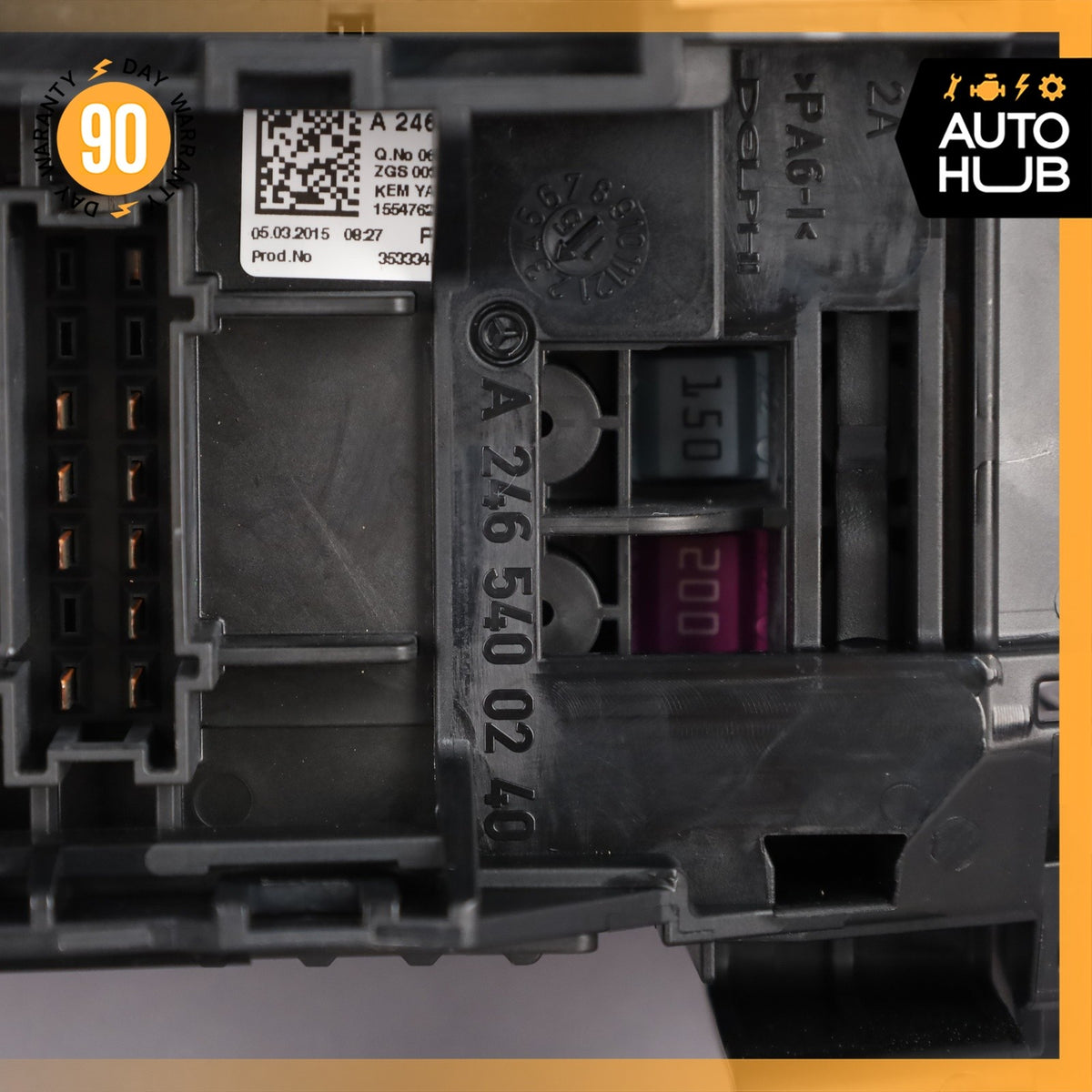 Mercedes W117 CLA45 AMG Right Dashboard Relay Terminal Fusebox Fuse Box OEM - photo 12