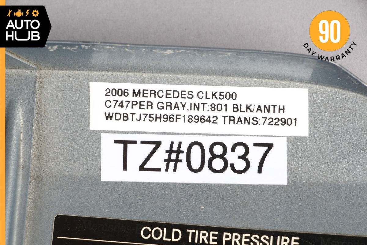 03-09 Mercedes W209 CLK500 CLK55 Coupe Fuel Gas Tank Filler Door Lid OEM - photo 12