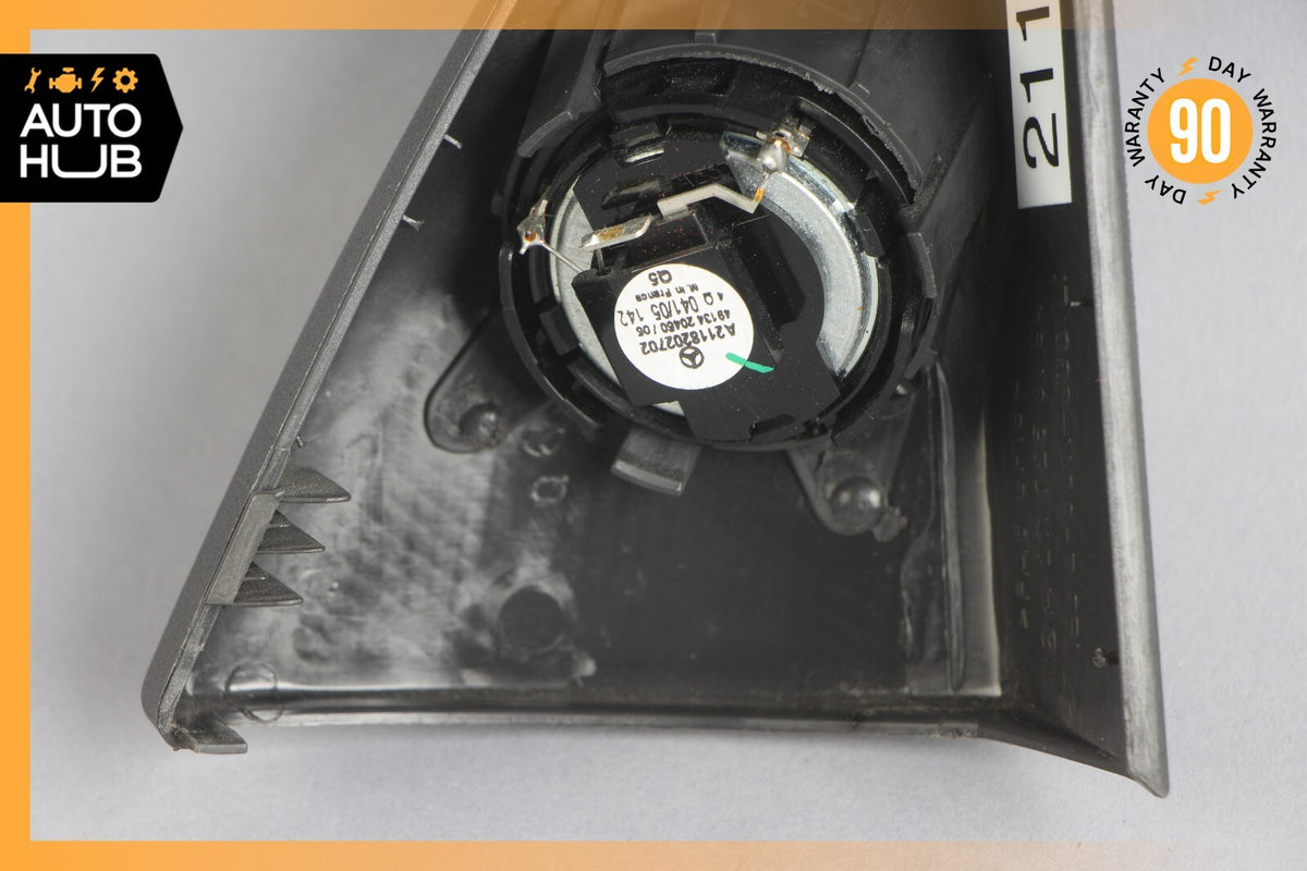 03-06 Mercedes W211 E55 E500 Tweeter Speaker Cover Left Driver Side Black OEM - photo 9