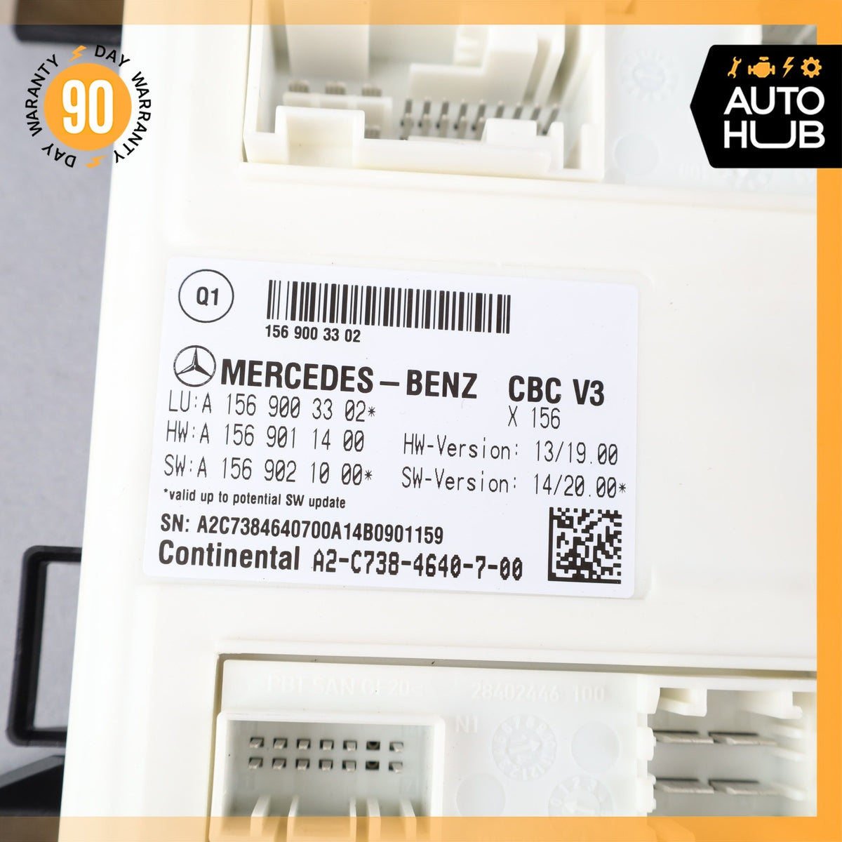 15-20 Mercedes W117 GLA250 CLA45 AMG Front SAM Fuse Box Control Module OEM - photo 8