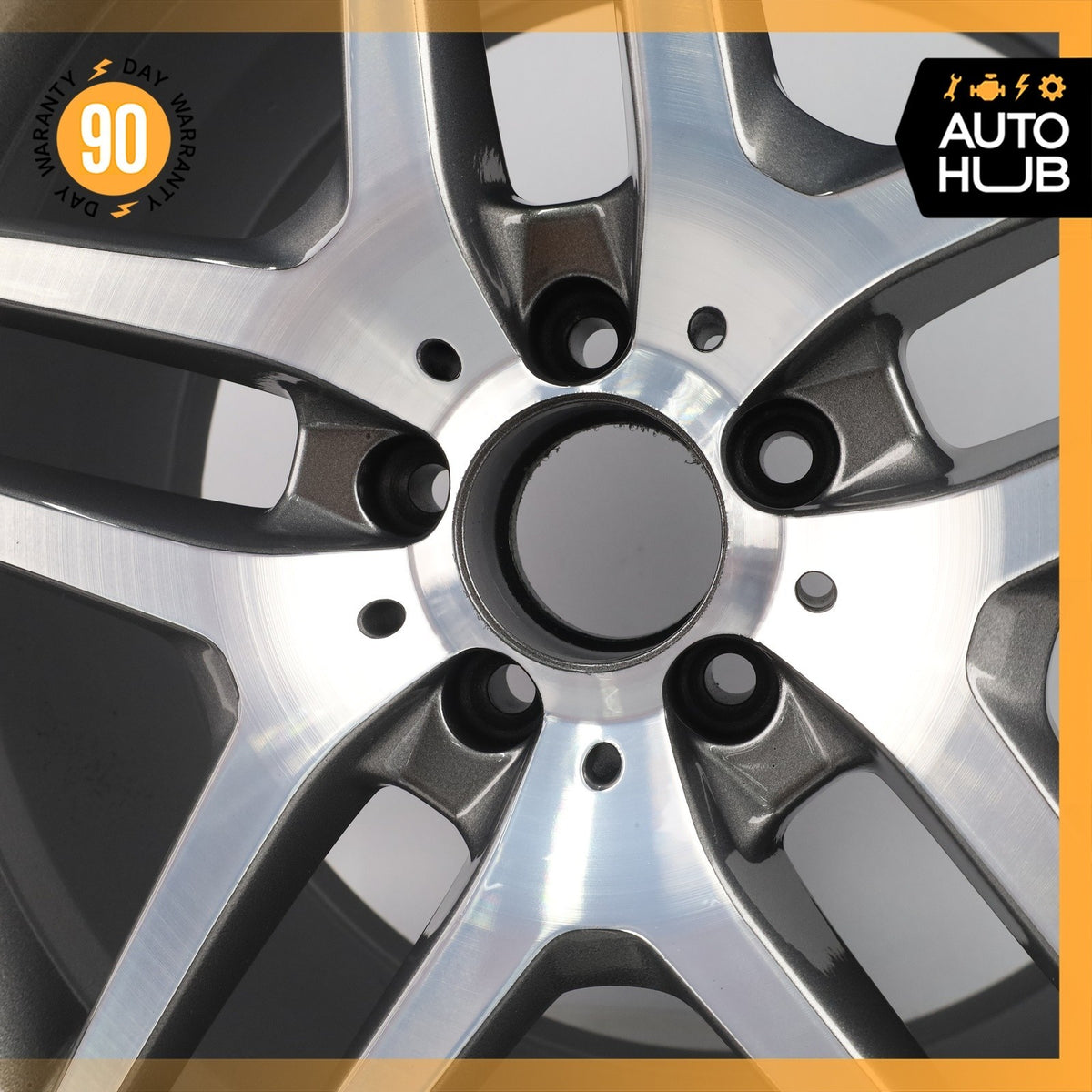 Mercedes W222 S550 S63 AMG 9.5 x 19 19" Rear Wheel Rim 2224010100 OEM - photo 8