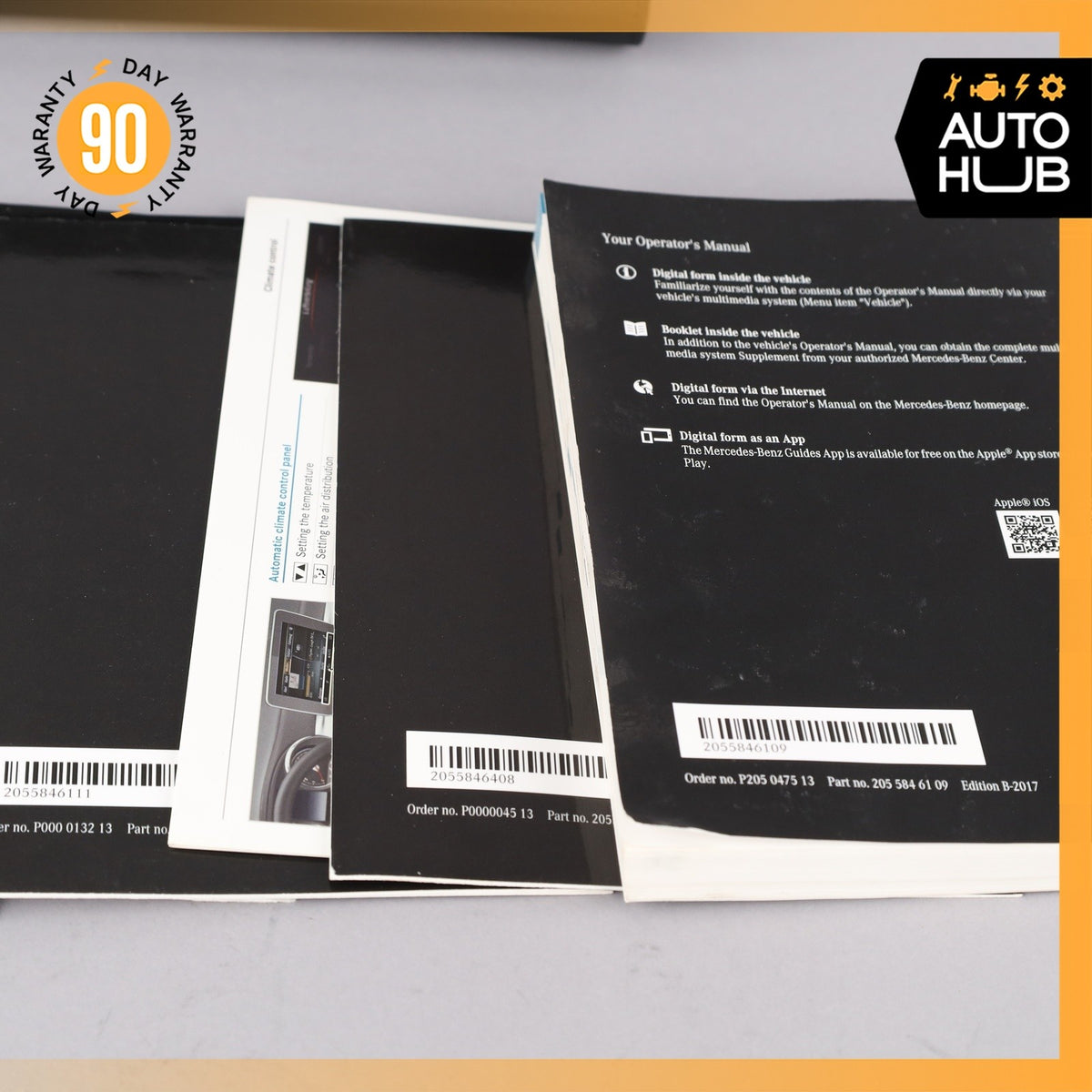 2017 Mercedes-Benz W205 C300 Owner's Manual Book Assembly OEM - photo 9