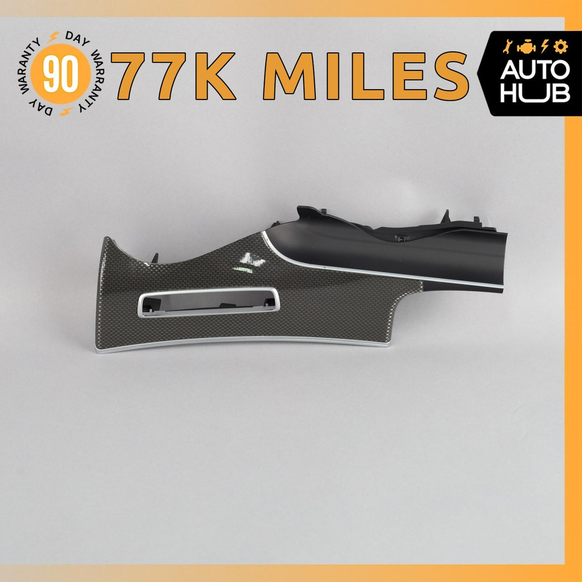 Mercedes W213 E43 AMG Left Driver Side Dashboard Dash Trim 2136806601 OEM - photo 1