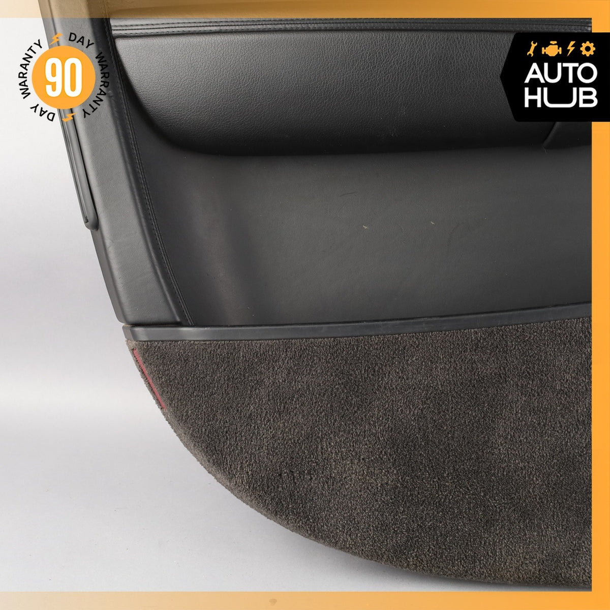 03-06 Porsche Cayenne 955 Front Left Side Interior Door Panel Leather Black OEM - photo 3