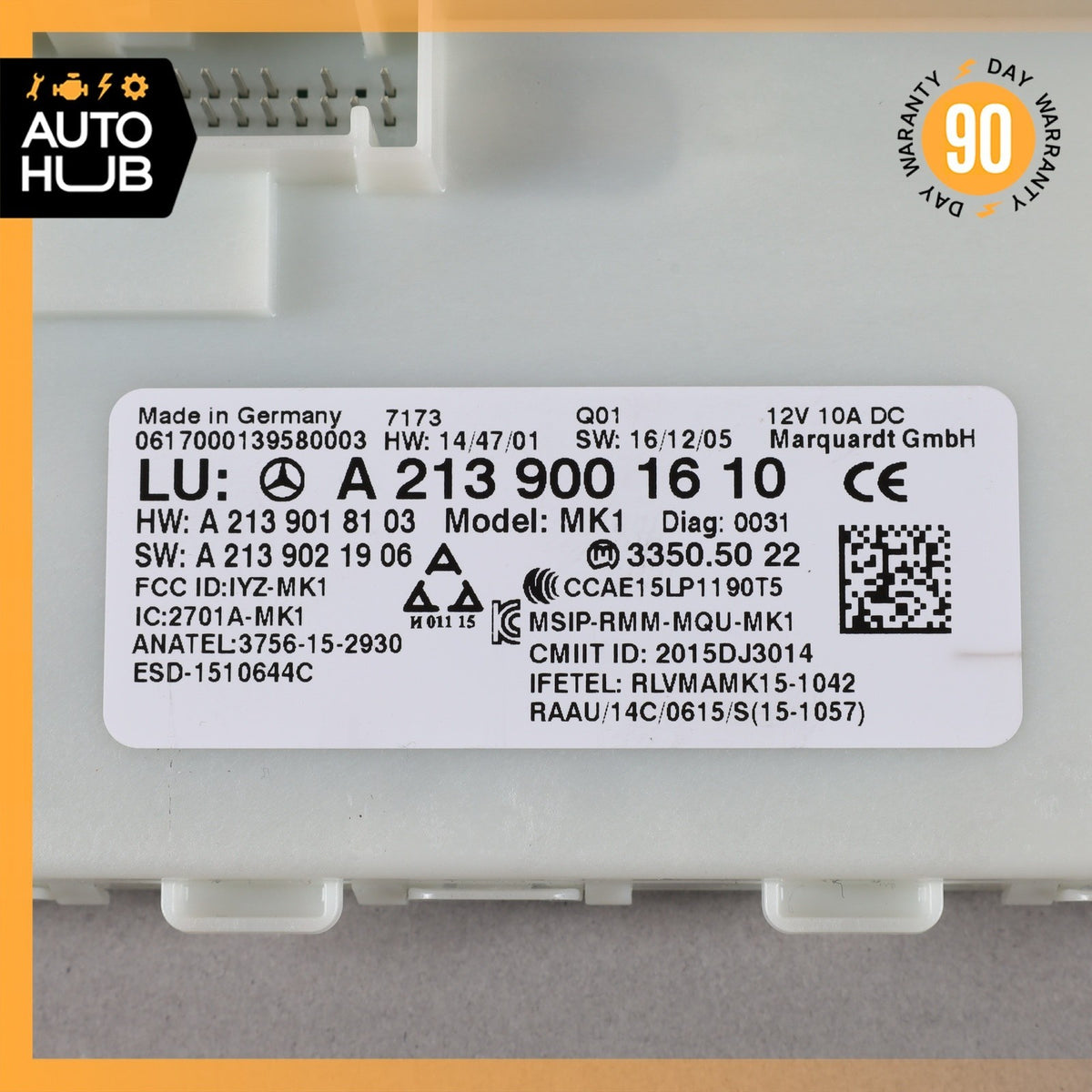 Mercedes W238 E400 Keyless Go Entry Control Module 2139001610 OEM - photo 6