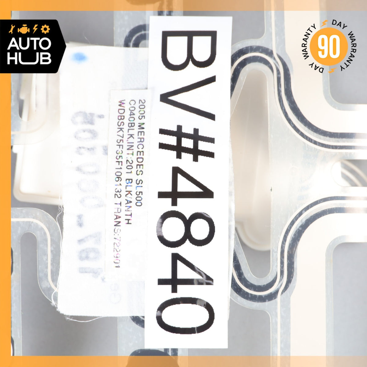 05-08 Mercedes R230 SL500 SL55 AMG Seat Occupancy Sensor Mat SRS 2308215151 OEM - photo 12