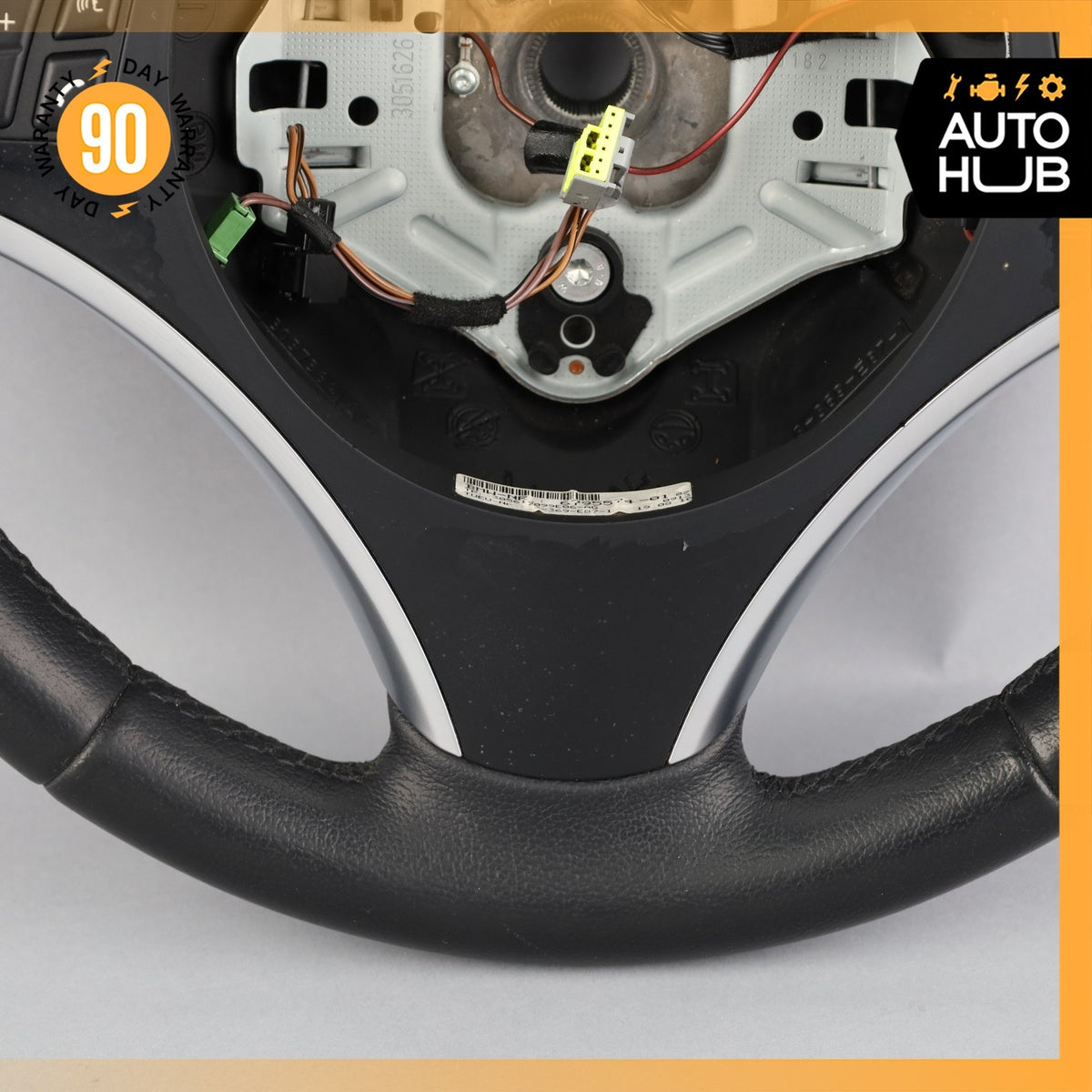 BMW E88 128i 135i Sport Steering Wheel Black w/ Switch 32306795574 OEM - photo 6